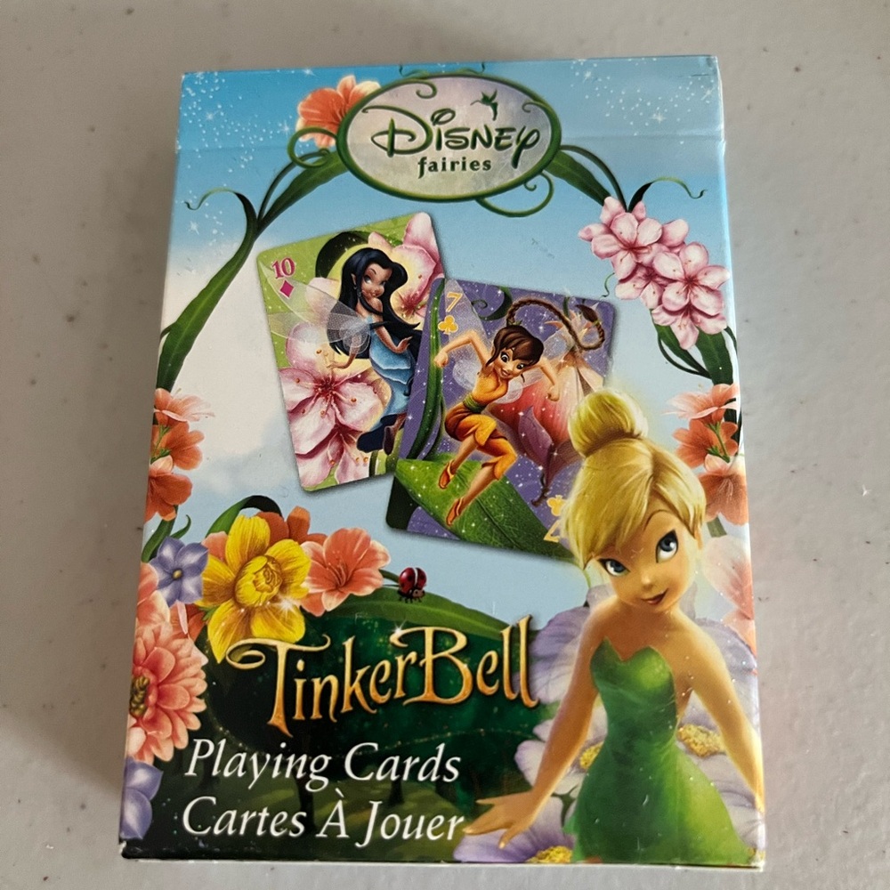 Tinker bell playing cards